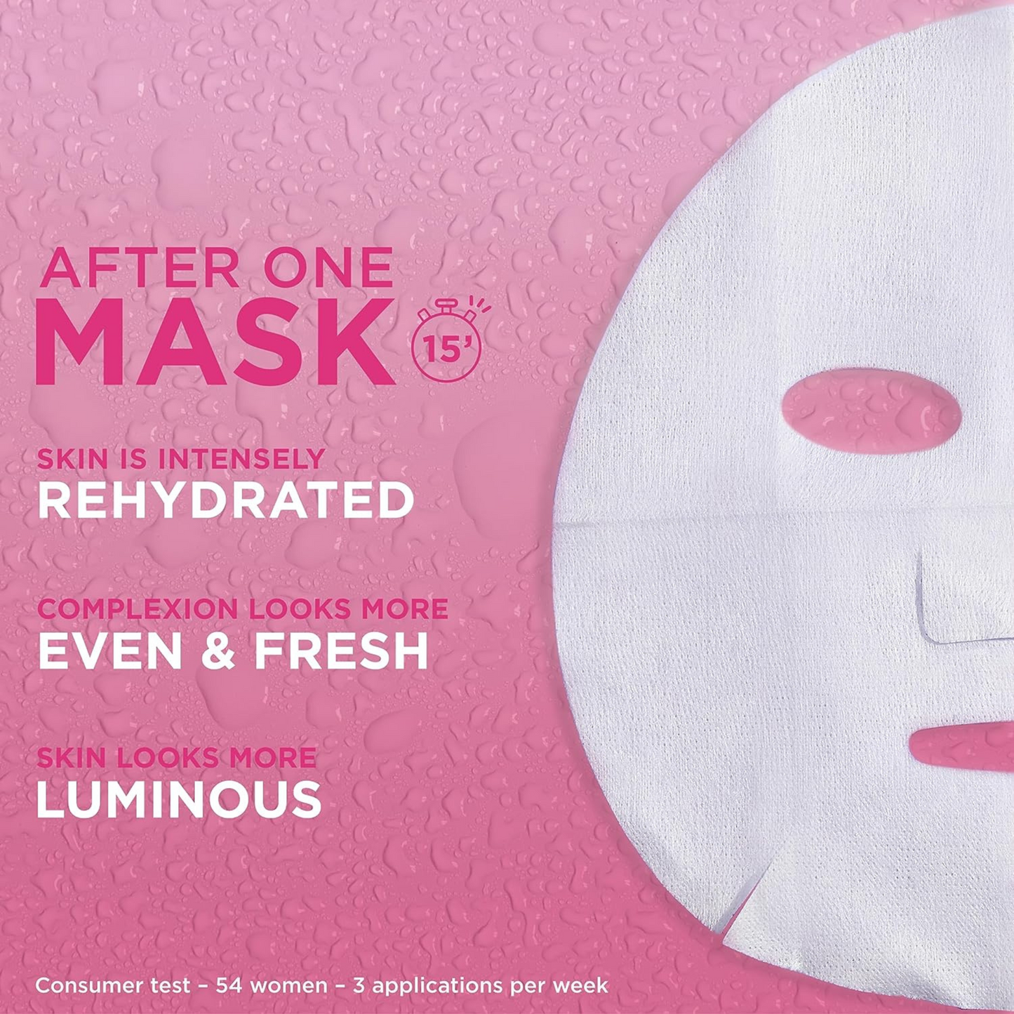 Garnier Skin Active Moisture Bomb Sakura Hydrating Sheet Mask Repairs deeply clean Best imported UK French genuine facial smooth beauty cosmetic low price in BD