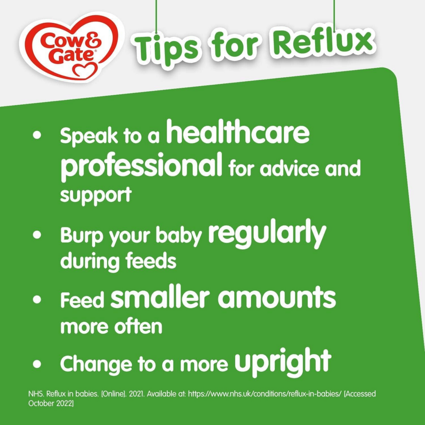 Cow & Gate Anti-Reflux vomiting Baby milk Formula nutrition Powder Birth to 12 months best imported genuine authentic UK British premium feeding low price in BD