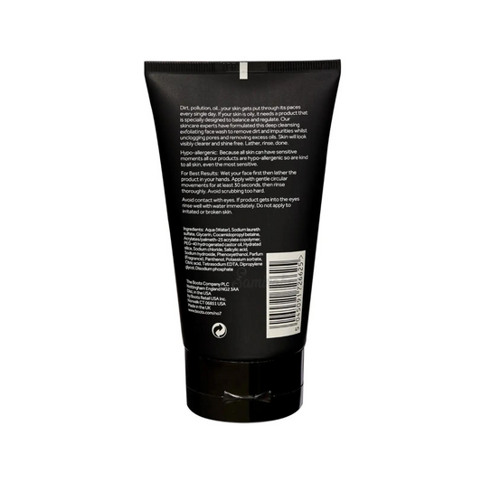 No7 Men Oil Control Exfoliating Face Wash Best imported authentic original brand UK British skincare Cleansers protect beauty cheap price in Dhaka Bangladesh