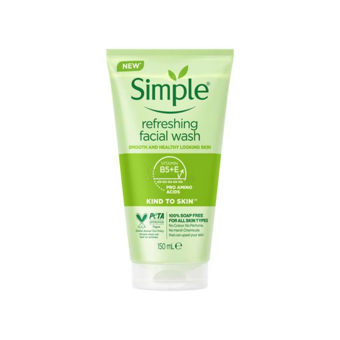 Simple Kind to Skin Refreshing Facial Gel Wash washes away make-up, dirt & other impurities from your skin. Dermatologically tested best imported foreign authentic genuine premium brand quality beauty skin care skincare facewash real UK British cheap price in Dhaka Chittagong Sylhet Bogura Comilla Bandarban Bangladesh.