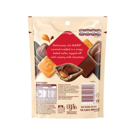 Pods Mars Chocolate Snack treat delicious caramel crispy baked wafer Best imported Australian premium snack Choco cocoa candy Cadbury sweets cheap price in bd