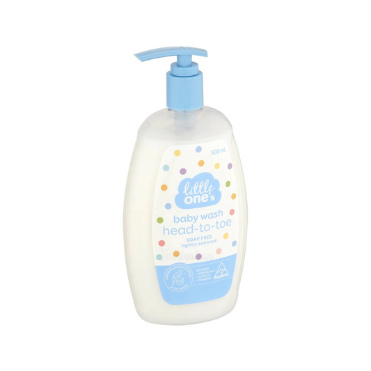 Little One's Baby Wash Head Toe soap bathing shampoo conditioner body all one Australia  pH balanced gentle skin Best import foreign face hair low price in BD
