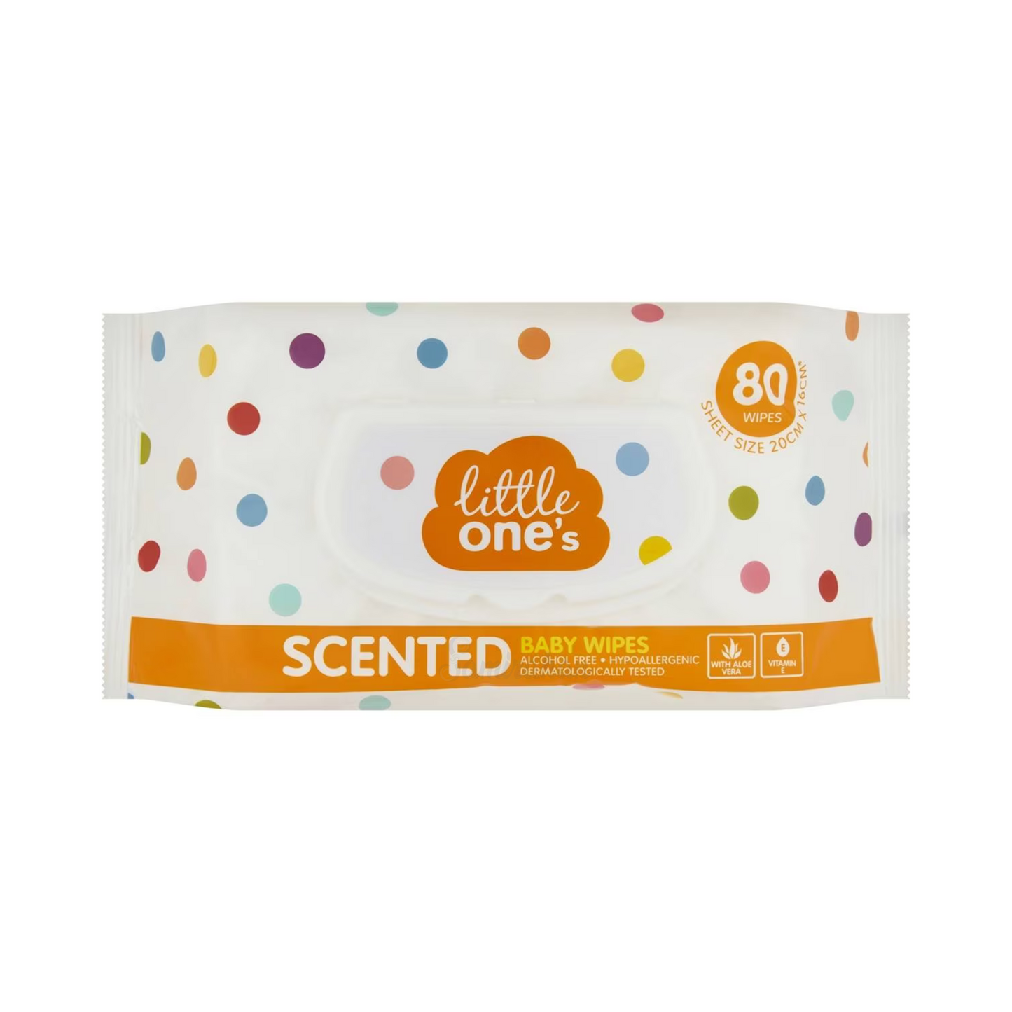 Little One's hands face Baby Wipes Scented Aloe Vera Vitamin E moisture Rash clean care pH dermatologically Best import soft genuine Australia low price in bd