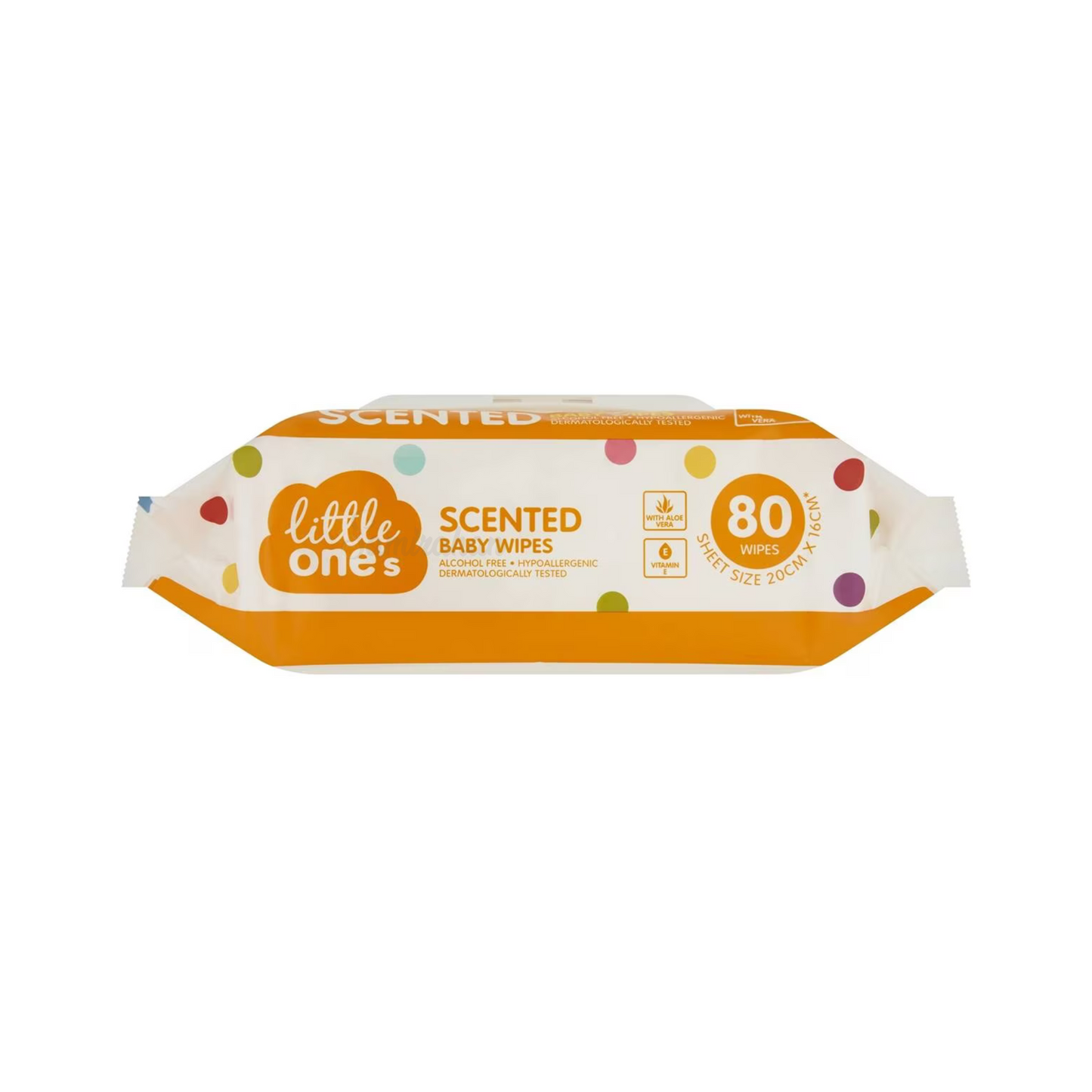 Little One's hands face Baby Wipes Scented Aloe Vera Vitamin E moisture Rash clean care pH dermatologically Best import soft genuine Australia low price in bd