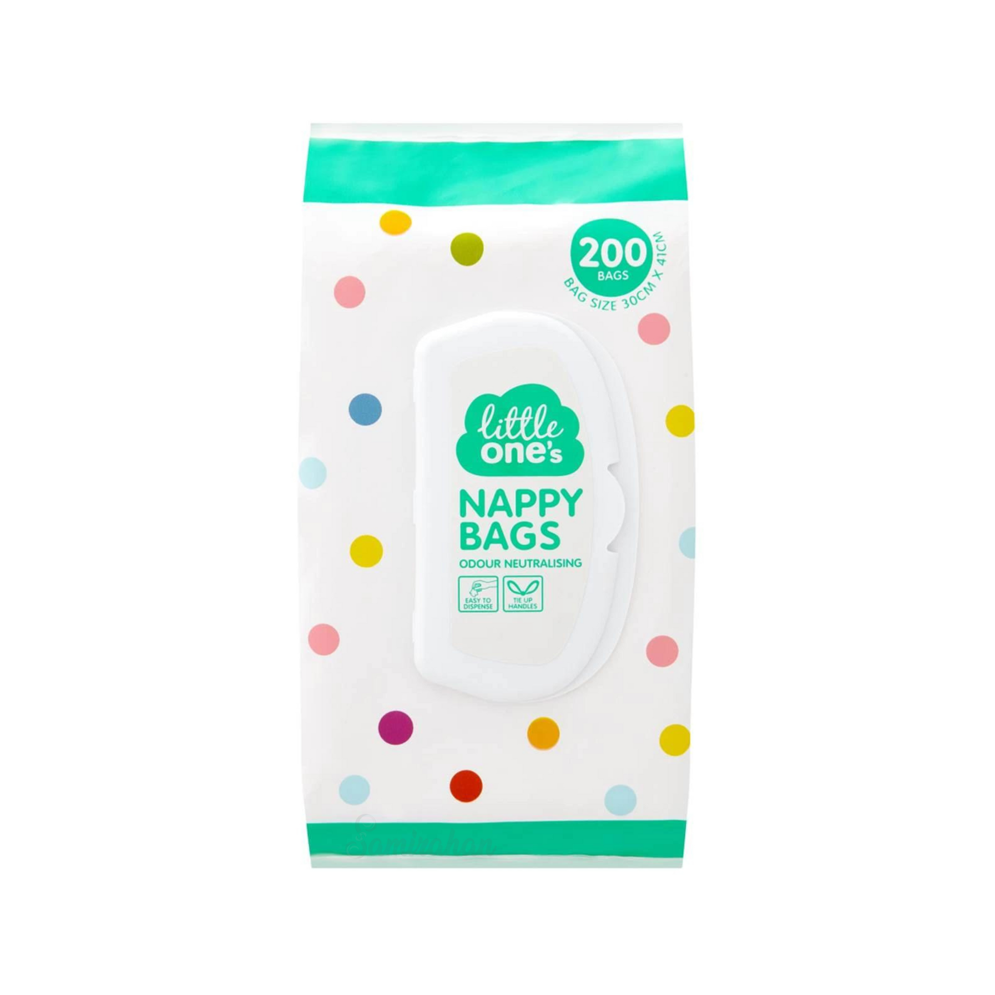 Little One's Nappy Bags Odour Neutralising carry easy dispense tie-up handles odour fragrance Best imported foreign nice smelling baby diaper disposal bag in BD