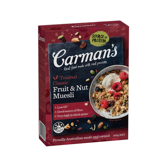 Carman's Classic Fruit & Nut Muesli delicious crispy seed coconut oats food healthy breakfast Protein Halal Best safe authentic import Australia low price in bd