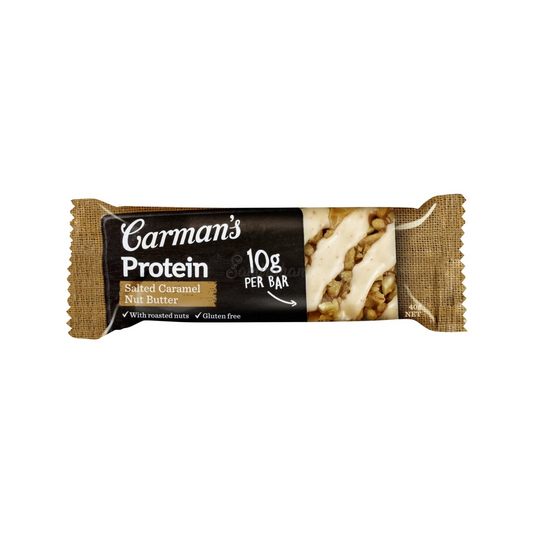Carman's Gourmet Protein Bars Salted Caramel Nut Butter peanuts creamy Halal sweet Gluten free Best authentic Australia healthy nutrition low price in Dhaka