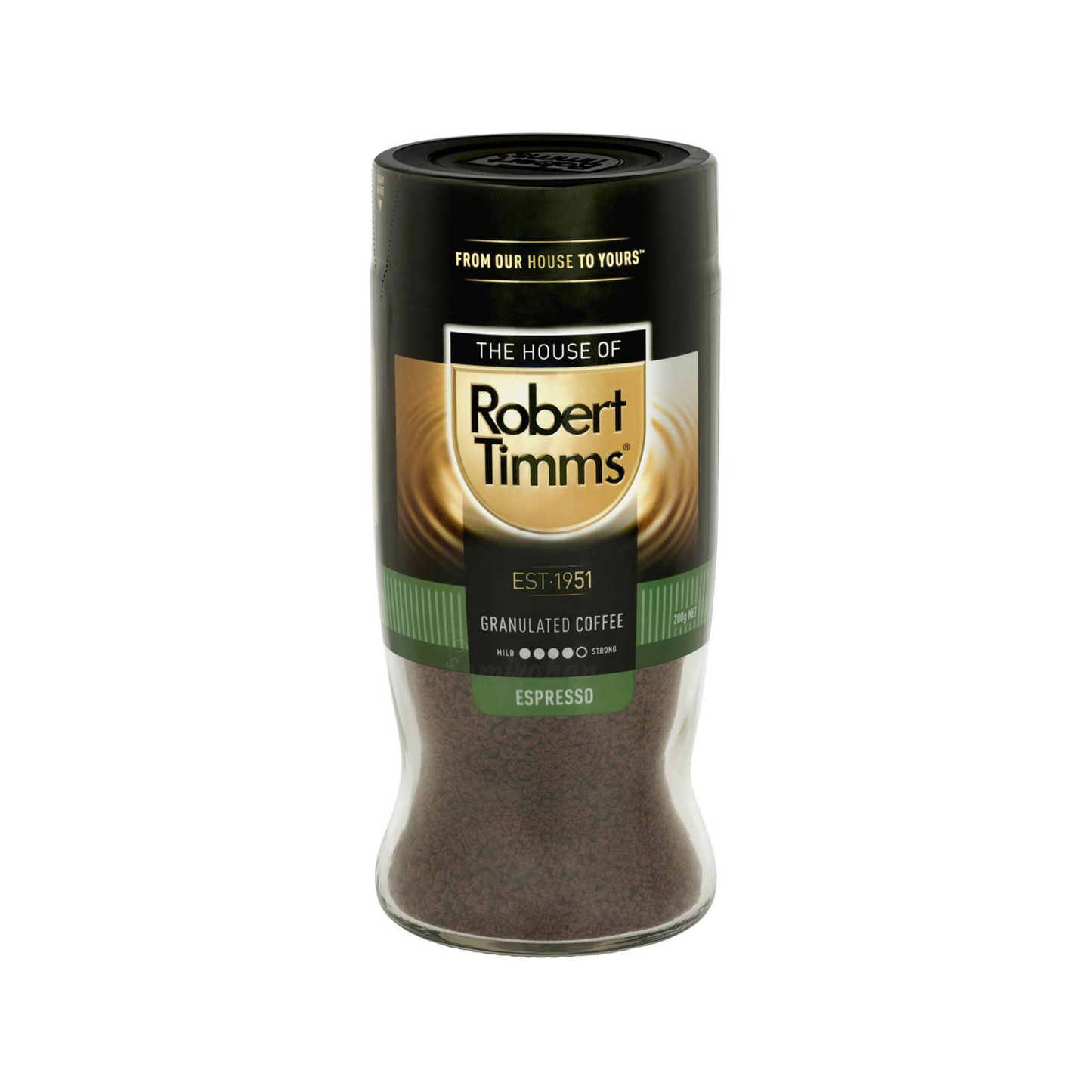Robert Timms Premium Espresso Granulated Coffee low calorie delicious Halal Best import Australia authentic healthy strong flavor smooth dark low price in Dhaka
