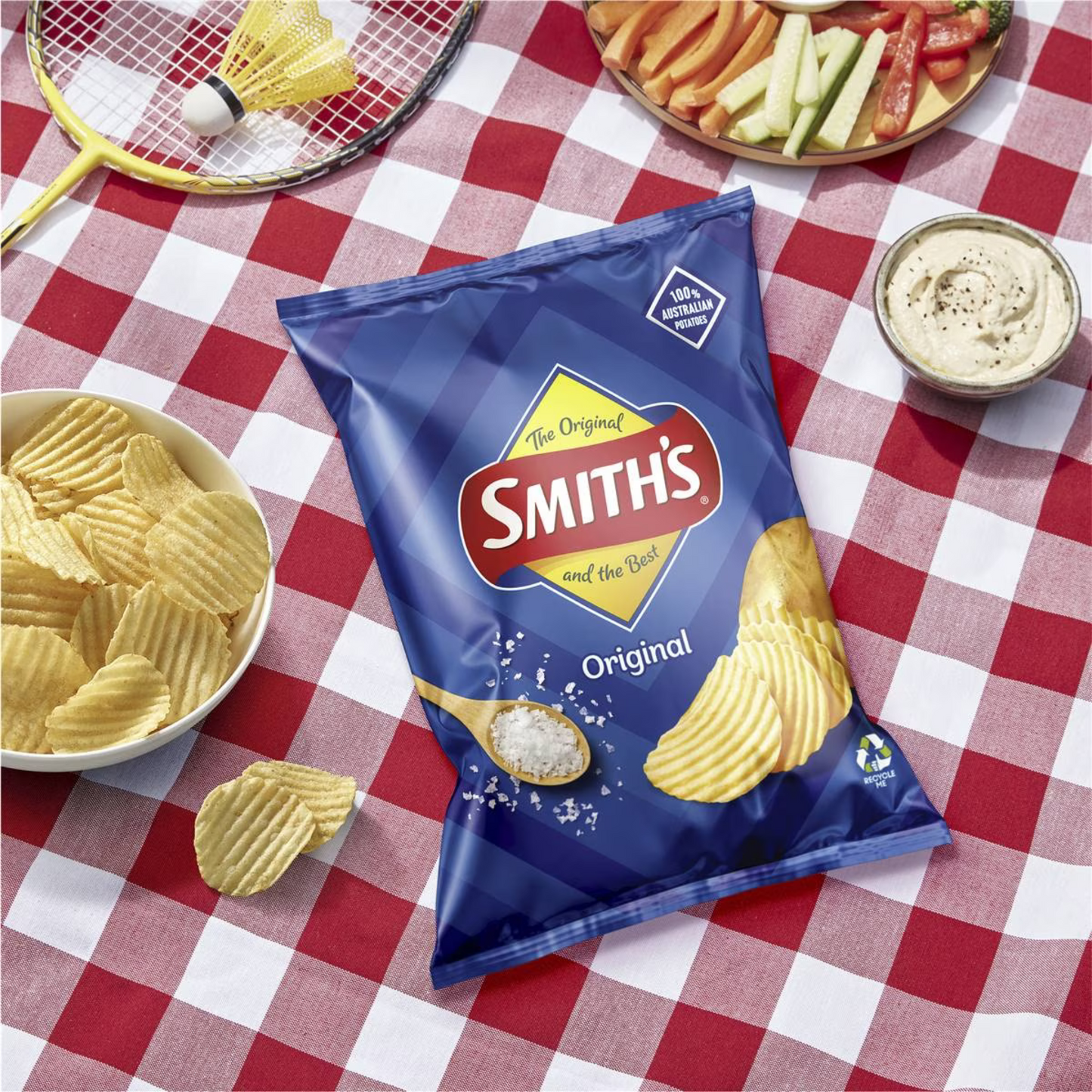 Smith's Crinkle Cut Potato Chips grown sweet salty natural tasty halal Australia snack family Best import authentic organic food healthy premium low price in bd