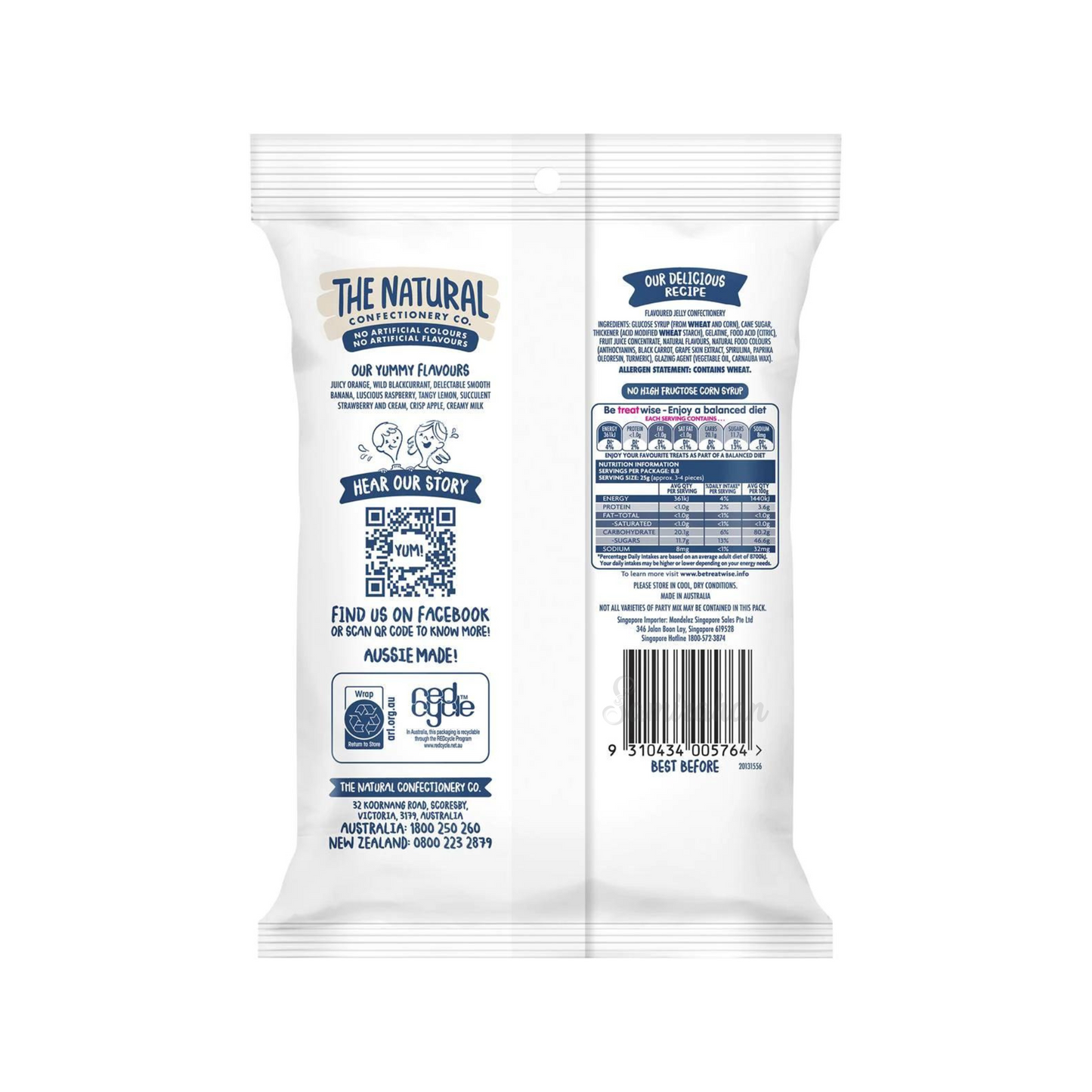 The Natural Confectionery Co. Party Mix Lollies are Aussie made jelly treats, packed full of deliciousness. No artificial colours, flavours, GMOs, sweeteners or high fructose corn syrup. Halal certified. Best genuine imported foreign Australian candy chocolate real healthy snack sweets price in Dhaka Bangladesh.