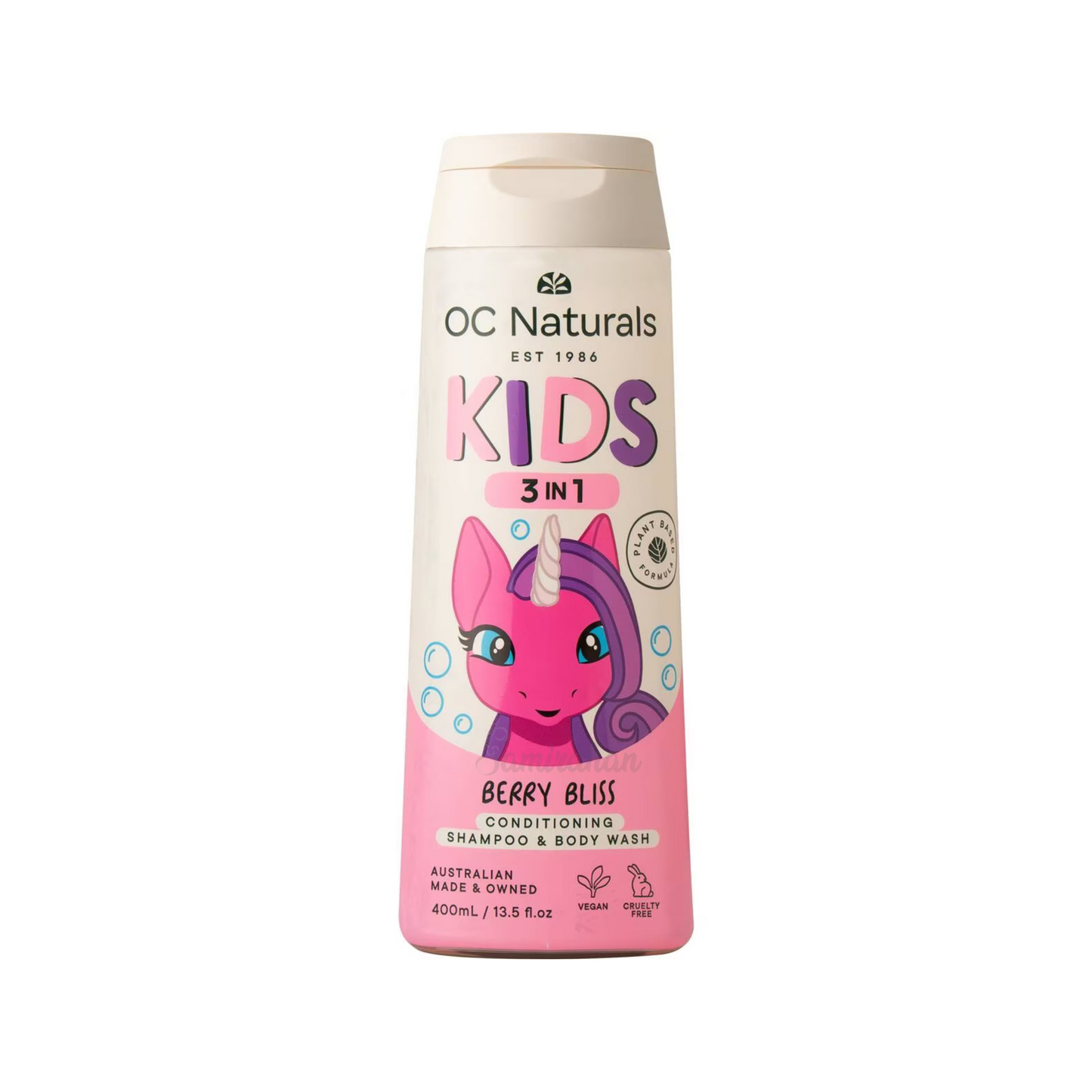 Organic Care Naturals Kids 3 in 1 Shampoo & Body Wash Berry Bliss has plant derived ingredients. Enriched with Vitamin E & B5, it contains no chemicals that harm your child's sensitive skin. Leaves skin soft & smooth. Best foreign kid's children body wash bathing genuine Australian imported price in Dhaka Bangladesh.