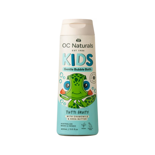 Organic baby Care OC Naturals Kids Gentle Bubble Bath Tutti Fruity Vitamin E child sensitive skin soft Best foreign baby bathing Australia imported price in BD