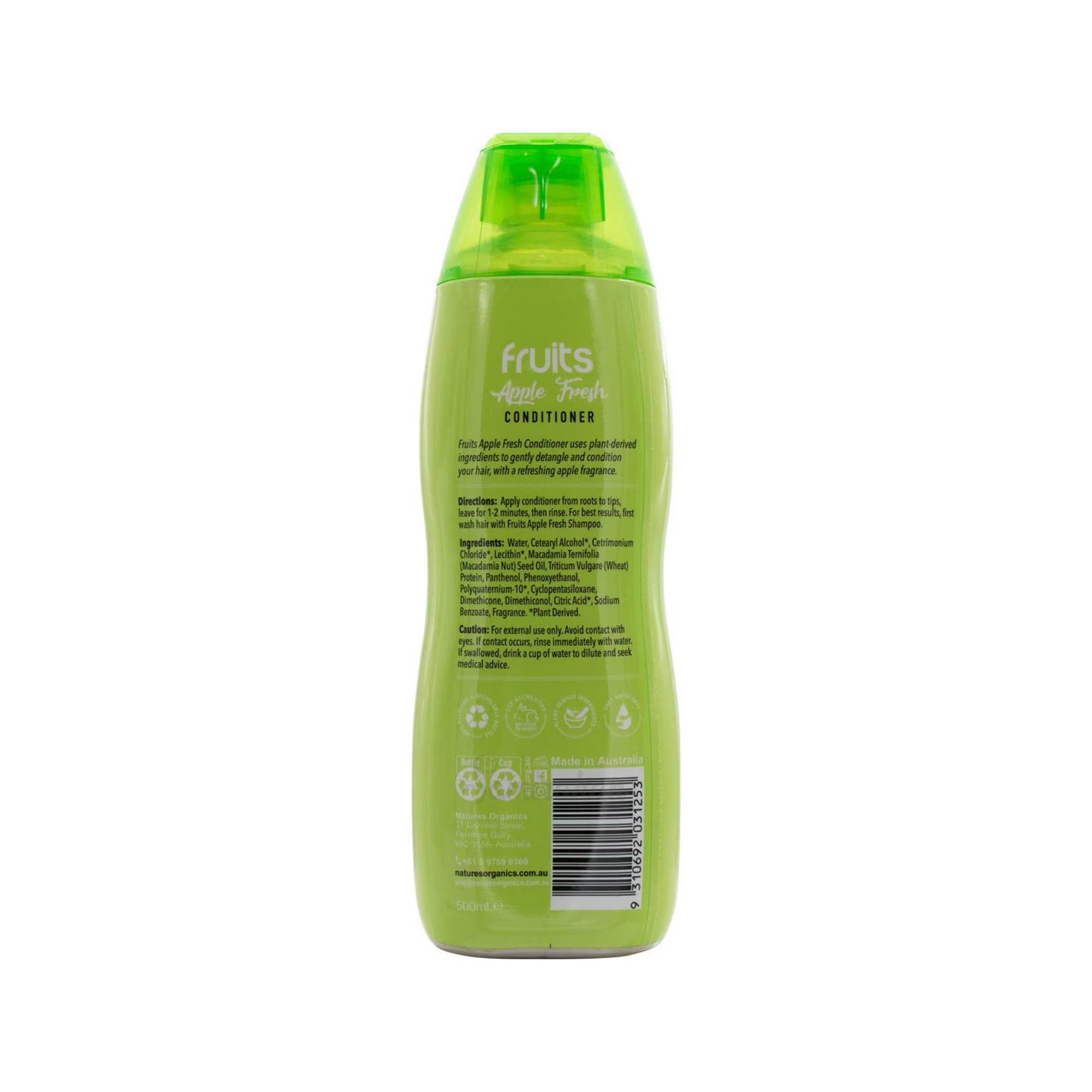 Natures Organic Fruits Conditioner Apple Fresh Thick haircare clean soft genuine UK import fall Best authentic dandruff free Shine dry nourished low price in BD