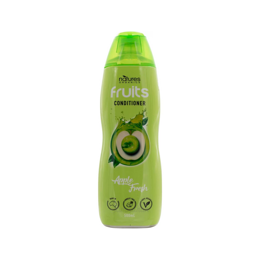 Natures Organic Fruits Conditioner Apple Fresh Thick haircare clean soft genuine UK import fall Best authentic dandruff free Shine dry nourished low price in BD