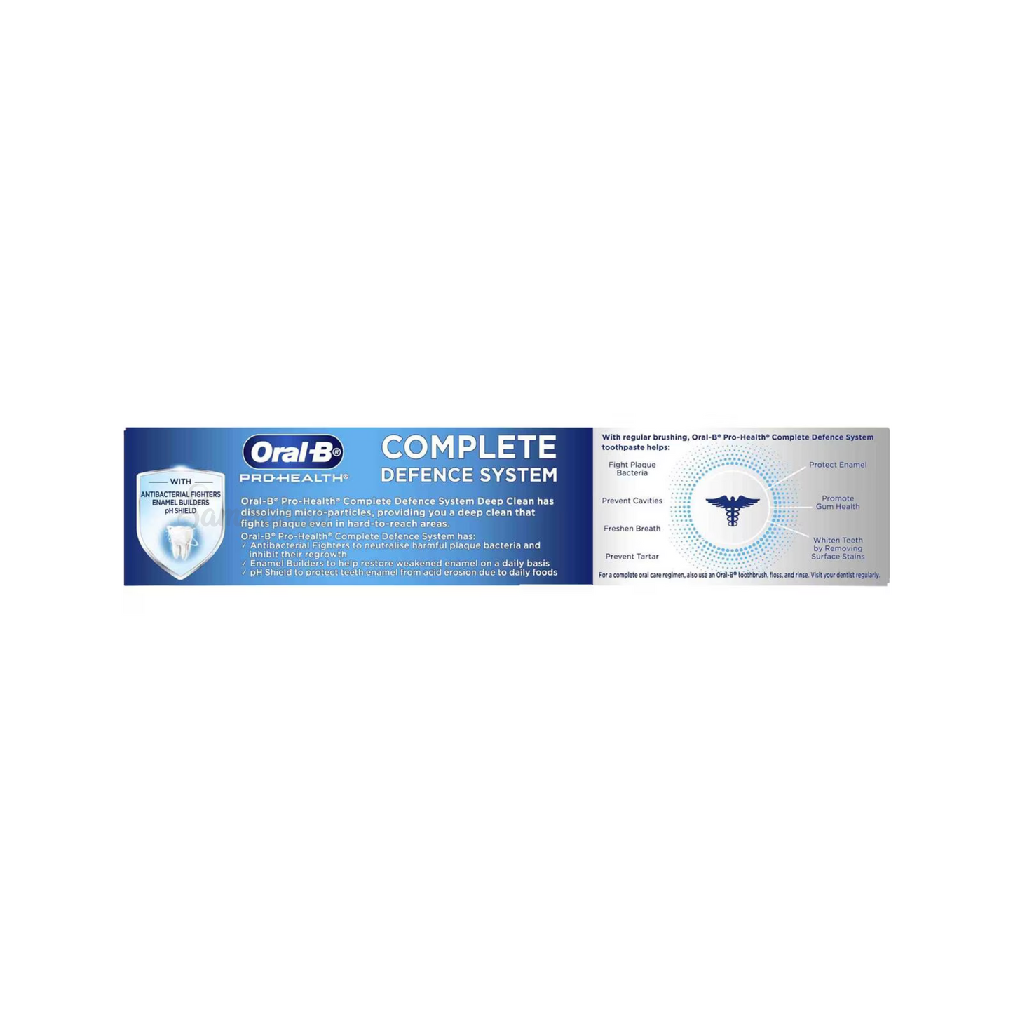 Oral B Pro Health Complete Defence System Deep Clean toothpaste pH dat healthy gums strong teeth Best genuine bacteria import Australia premium low price in bd