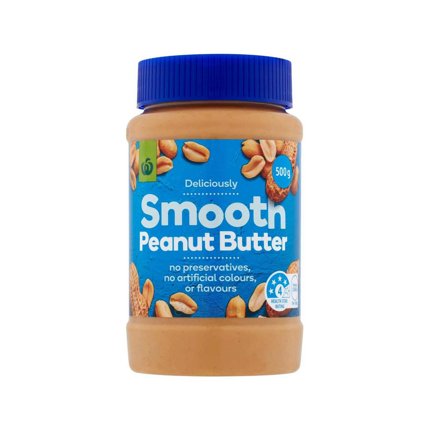 Woolies Smooth Peanut Butter Spread (Australia) 500g