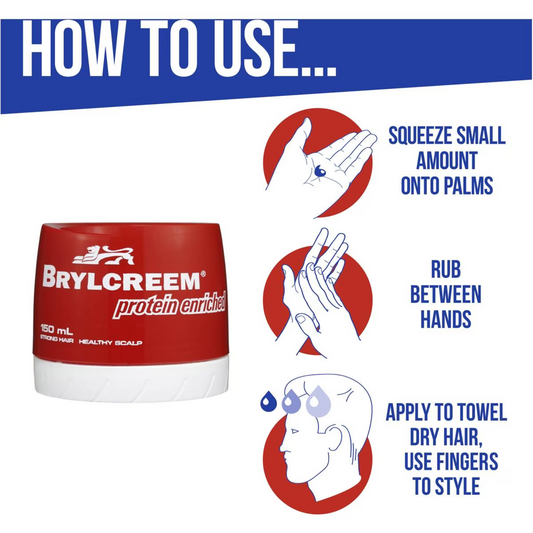 Brylcreem Hair Cream Protein Enriched shines conditions strong Best import British Australia genuine premium men styling gel wax Hold Matte Look low price in bd