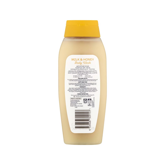 Balnea Milk & Honey Body Wash  Vegan Best import authentic Australian premium brand skincare bathing soft natural beauty moisturizer soap free low price in BD