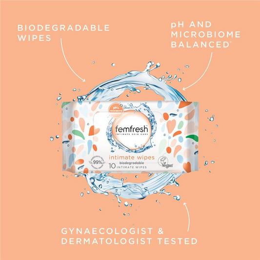 Femfresh Feminine Intimate Wipes gently cleans skin intimate area leaves fresh period Gynaecologist Best imported Australian vaginal private hygiene price in bd