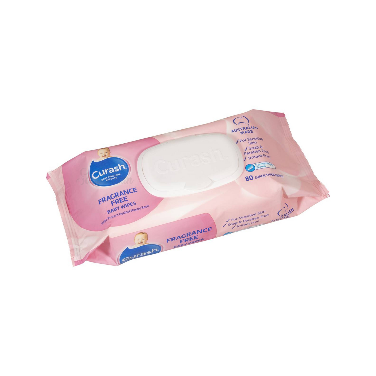 Curash Baby Wipes Fragrance Irritant free Vitamin E moisture Rash clean care pH dermatologically Best imported soft genuine remover an Australia low price in bd
