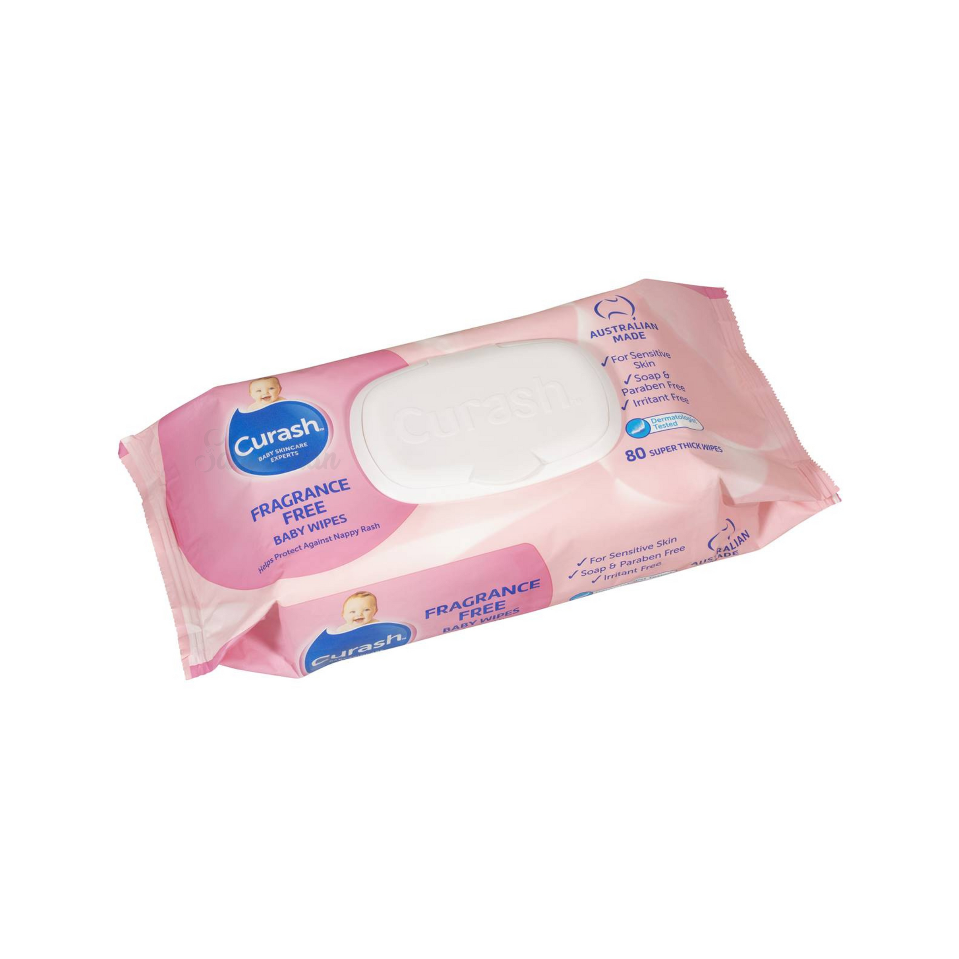 Curash Baby Wipes Fragrance Irritant free Vitamin E moisture Rash clean care pH dermatologically Best imported soft genuine remover an Australia low price in bd