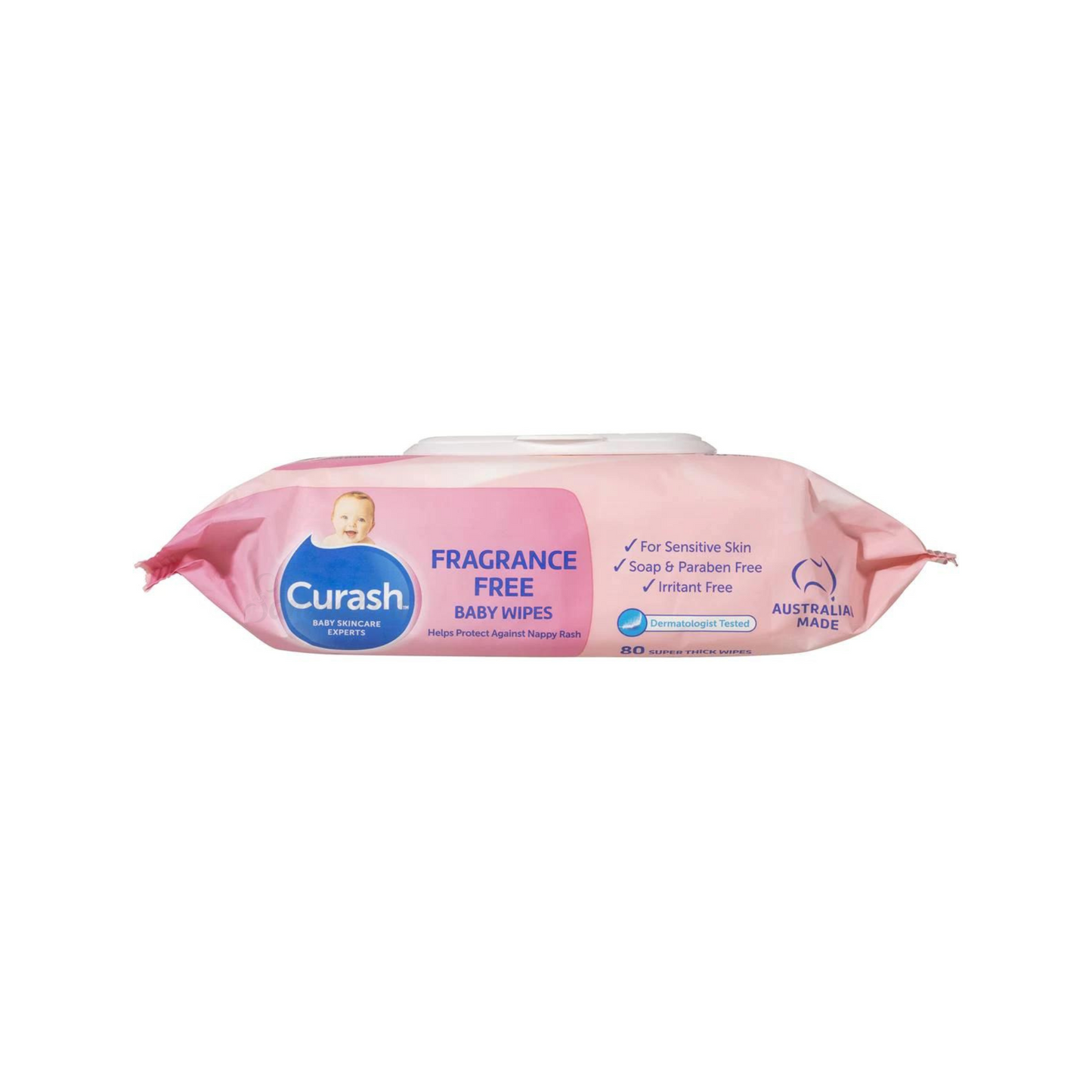 Curash Baby Wipes Fragrance Irritant free Vitamin E moisture Rash clean care pH dermatologically Best imported soft genuine remover an Australia low price in bd
