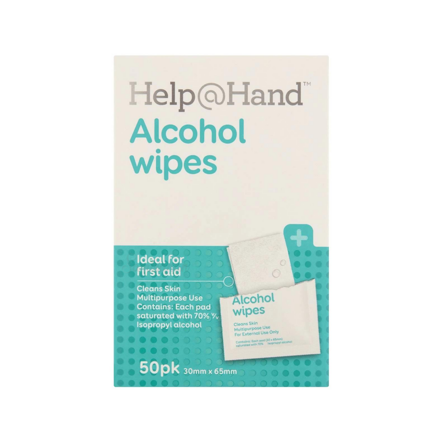 Help@Hand Alcohol Wipes multipurpose use clean household sanitization ideal first aid Best import health Australia skincare treatment relief medical price in bd