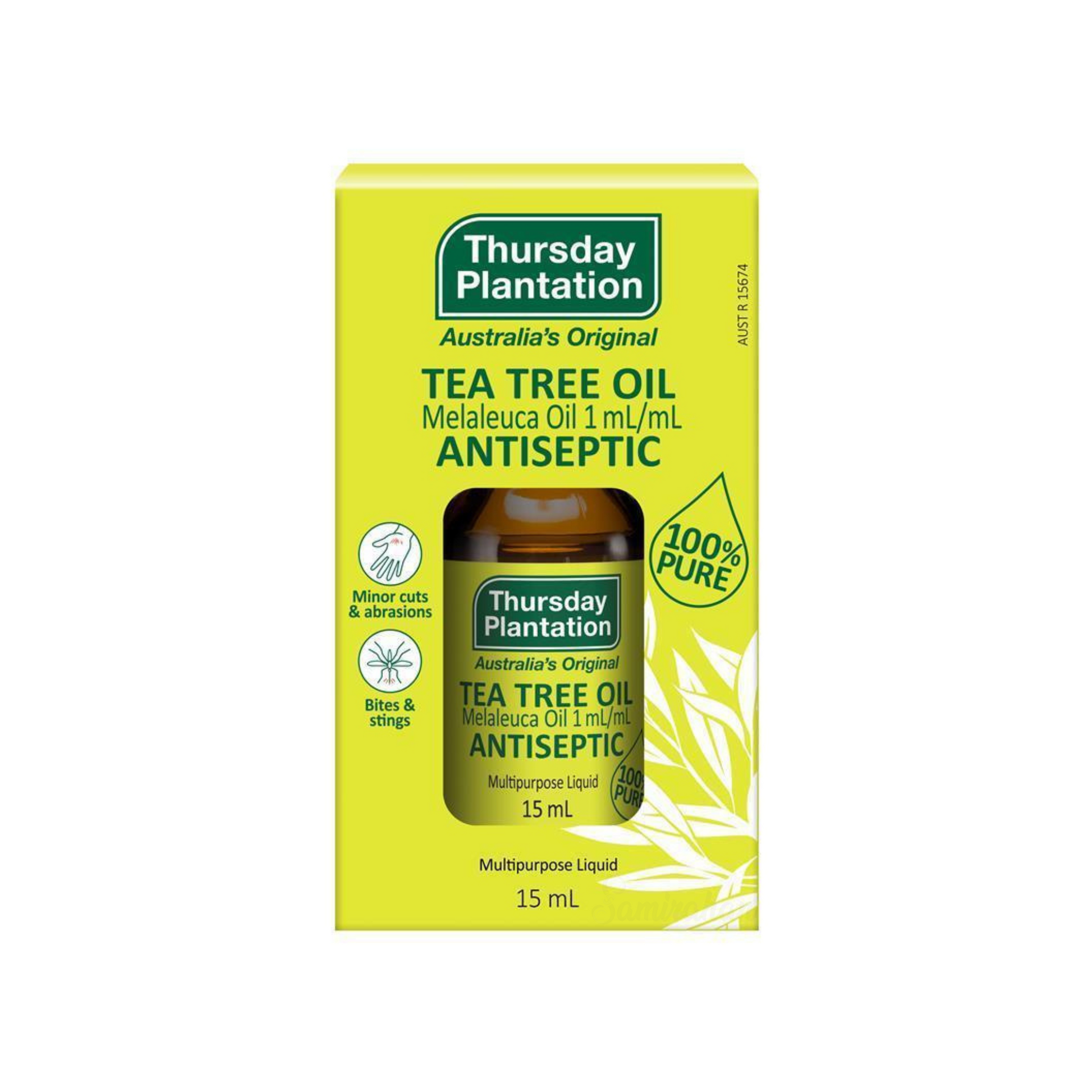 Thursday Plantation 100% Pure Tea Tree Oil antiseptic bacteria clean skin fungal Best genuine premium quality herbal pimple infection import low price in BD