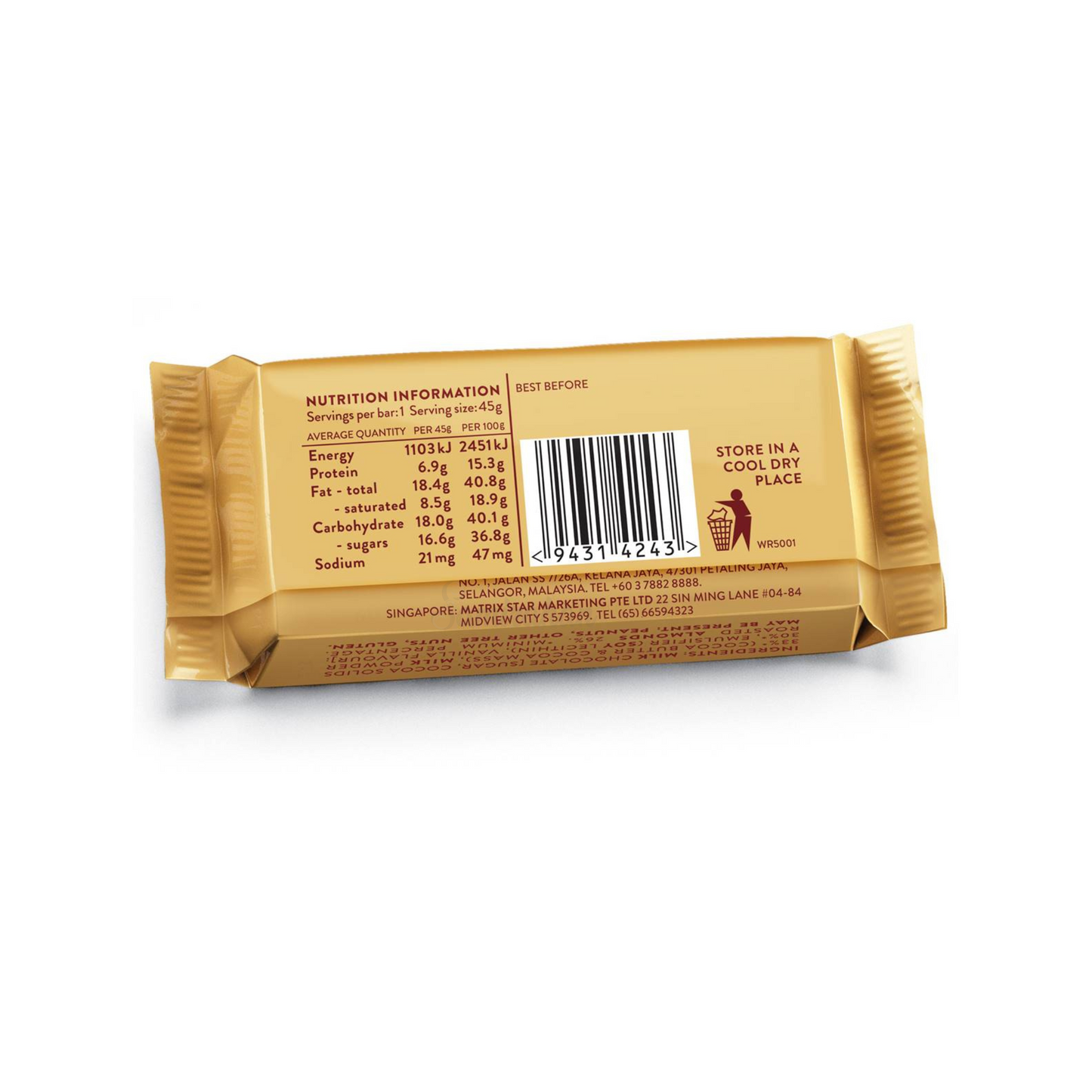 Whittaker's Almond Gold Chocolate Slab is a smooth 33% refined Creamy Milk chocolate, packed with almonds, freshly batch-roasted by us. Halal suitable. Best imported foreign Australian Aussie genuine authentic premium quality sweets gift idea candy real snack choco cocoa price in Dhaka Chittagong Sylhet Bangladesh.