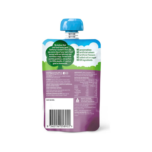 Rafferty's Garden Chicken Vegetables & Rice Baby Food Pouch fruit vegetable Best import Australia authentic premium kid snack healthy discount cheap price in BD