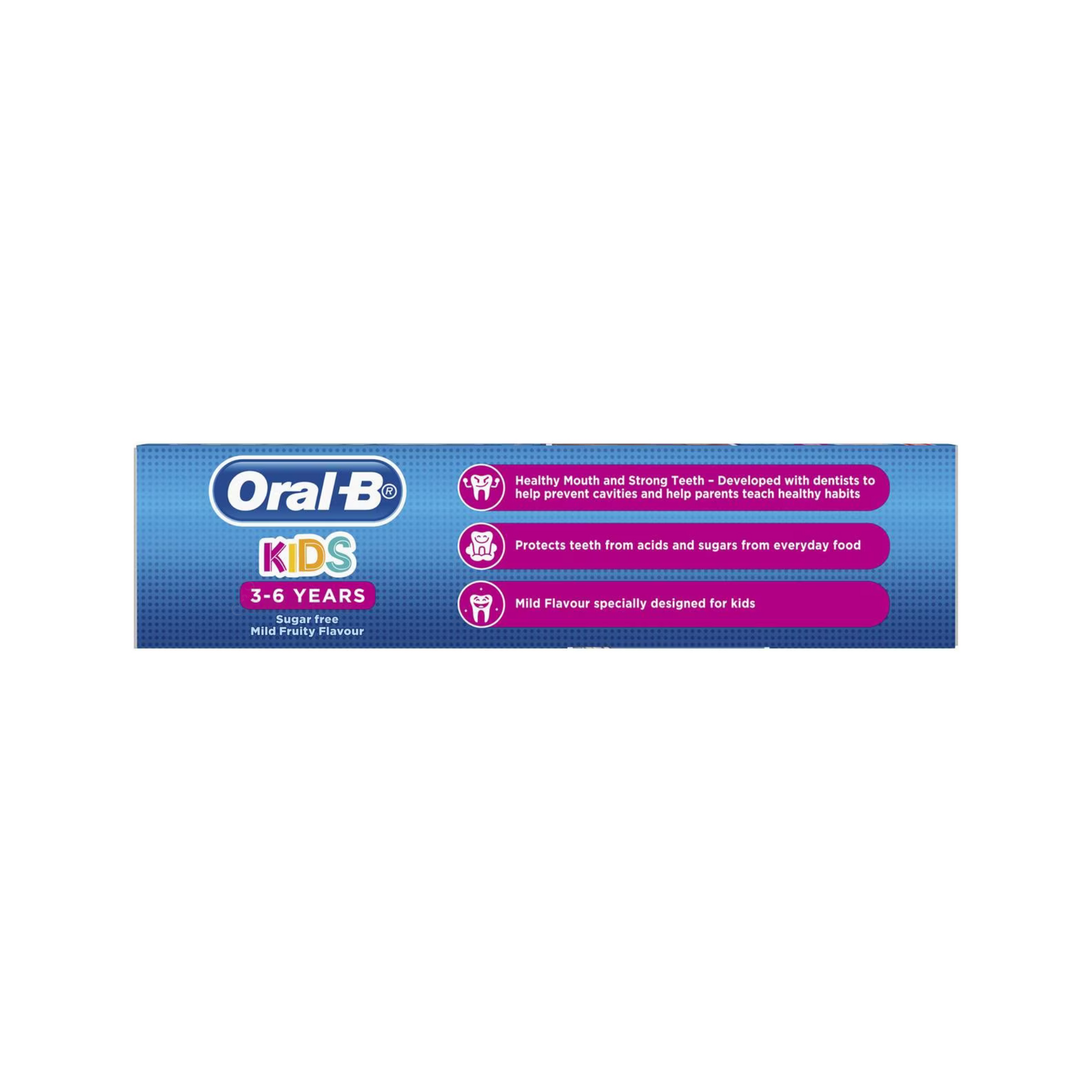 Oral B Kids Blue Toothpaste 3+ Years Spiderman fluoride Healthy Strong Teeth Best authentic imported Australia premium dentalcare baby shop children price in bd