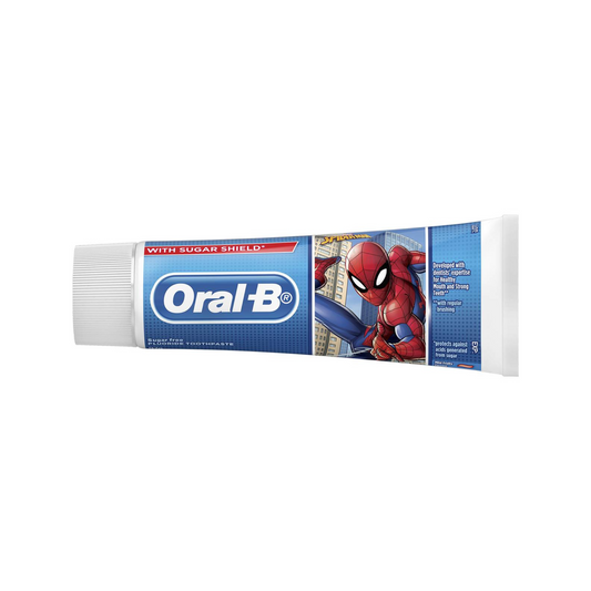 Oral B Kids Blue Toothpaste 3+ Years Spiderman fluoride Healthy Strong Teeth Best authentic imported Australia premium dentalcare baby shop children price in bd