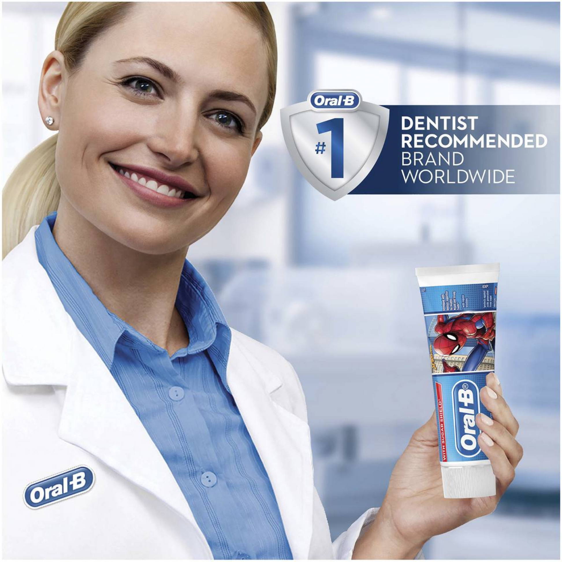 Oral B Kids Blue Toothpaste 3+ Years Spiderman fluoride Healthy Strong Teeth Best authentic imported Australia premium dentalcare baby shop children price in bd
