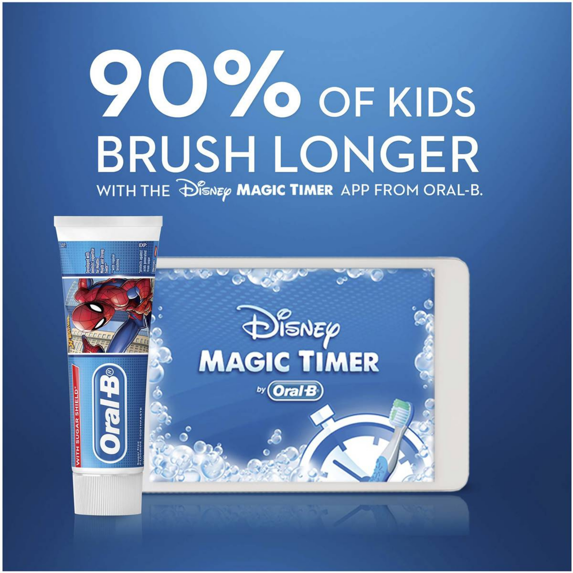 Oral B Kids Blue Toothpaste 3+ Years Spiderman fluoride Healthy Strong Teeth Best authentic imported Australia premium dentalcare baby shop children price in bd