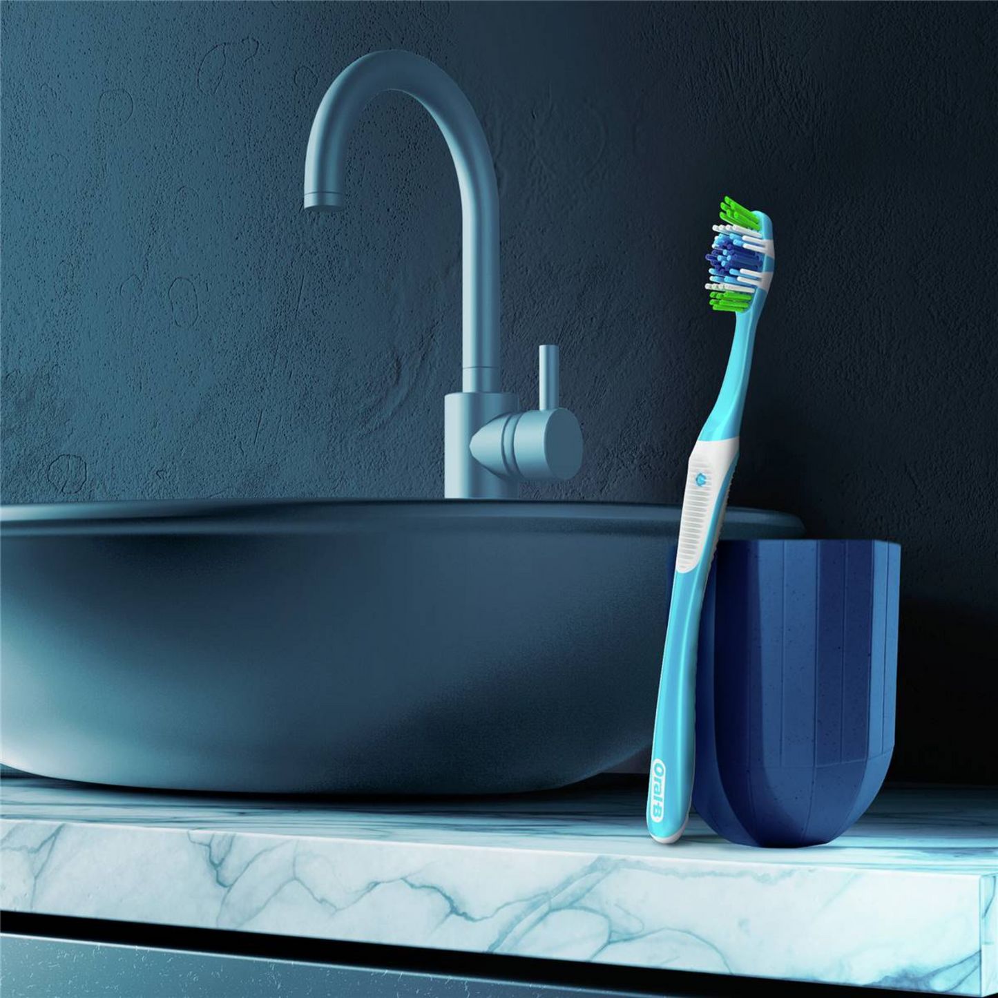 Oral B Toothbrush Advantage Complete 5 Way cleaning smoothly easy germ deeper teeth Best original imported Australia premium dentalcare health cheap price in BD