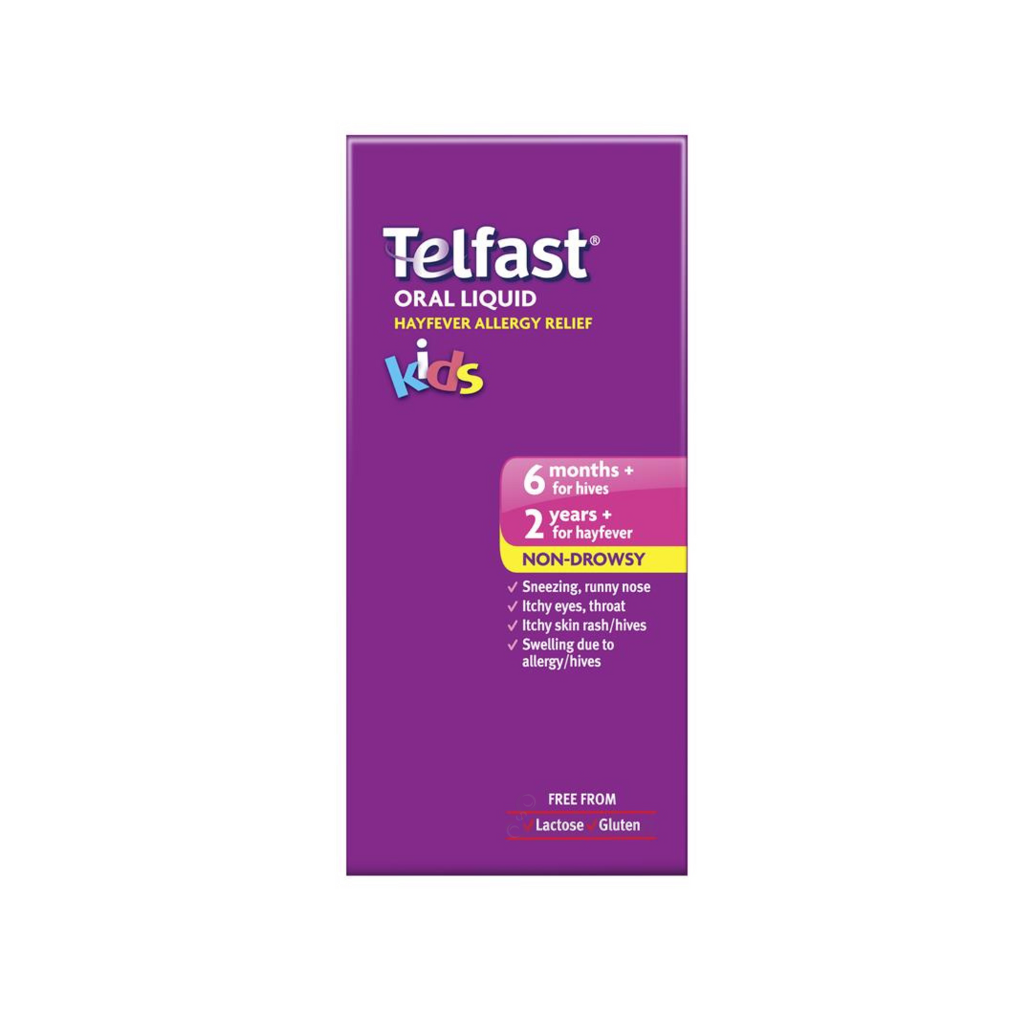 Telfast Hayfever Allergy Relief Kids Antihistamine Oral Liquid is a fast, non drowsy 12 hour relief of the symptoms of hayfever & year round allergies. Best imported foreign Australian Aussie genuine authentic premium quality real healthy baby care health medicine rash price in Dhaka Chittagong Sylhet Bangladesh.