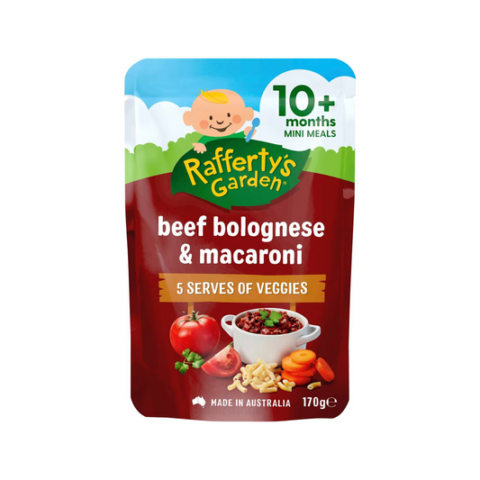Rafferty's Garden Beef Bolognese Macaroni Baby Food Pouch fruits vegetable Best import Australia authentic premium kids snack healthy discount cheap price in BD