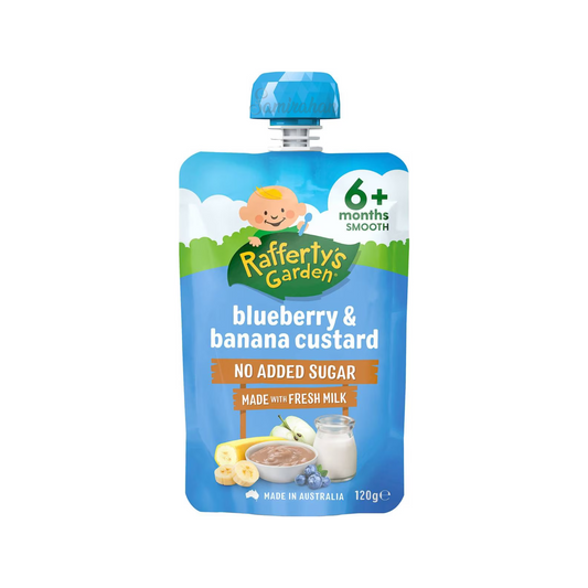 Rafferty's Garden Blueberry Banana Custard Baby Food Pouch fruits vegetable Best import Australia authentic premium kid snack healthy discount cheap price in BD