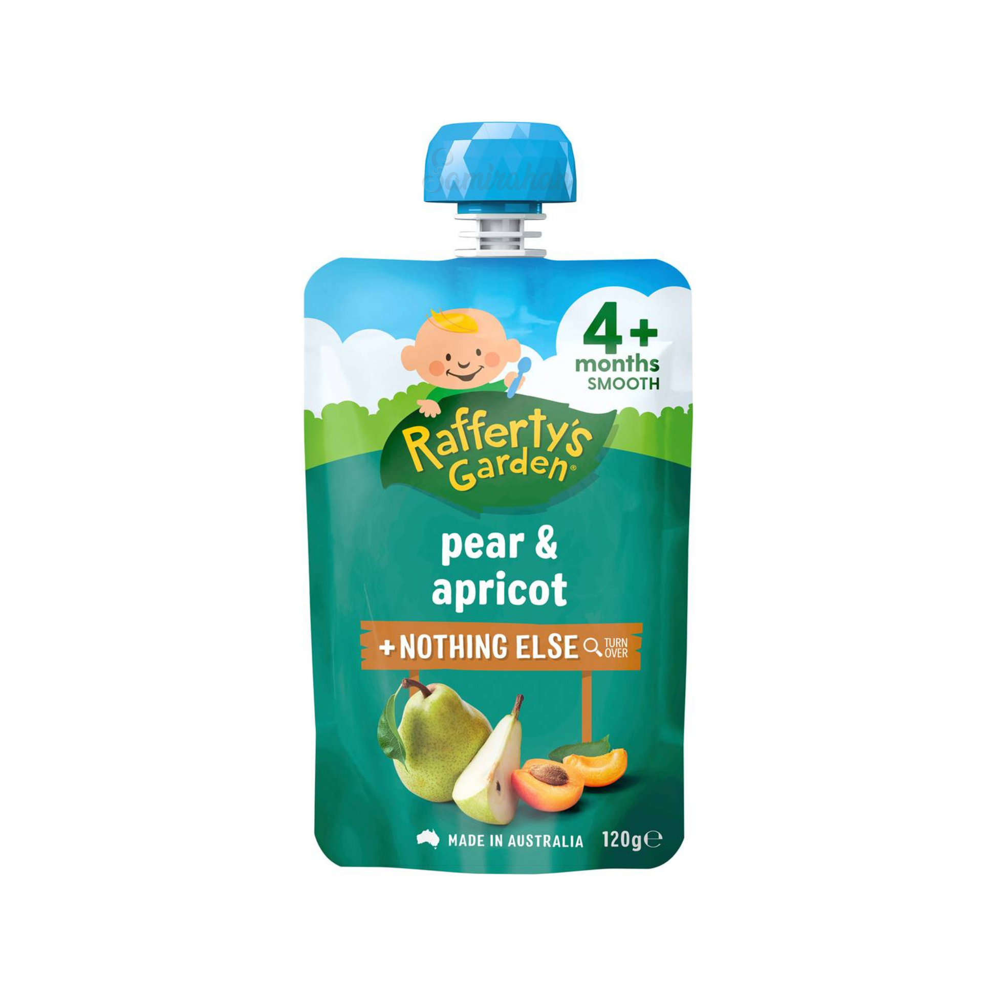 Rafferty's Garden Pear Apricot Baby Food Pouch 4+ months fruits vegetable Best import Australia authentic premium kids snack healthy discount cheap price in BD