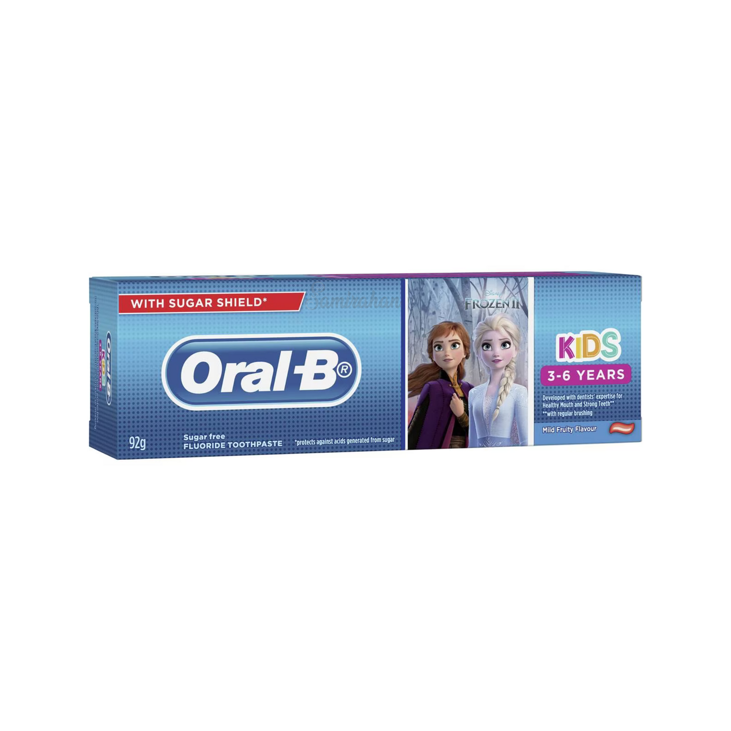Oral B Kids Toothpaste with sugar shield protects your child's teeth against acids from sugars in everyday food. This sugar free fluoride toothpaste promotes Healthy and Strong Teeth in kids. Best genuine authentic imported foreign Australian premium real quality dental children toothpaste price in Dhaka Bangladesh.