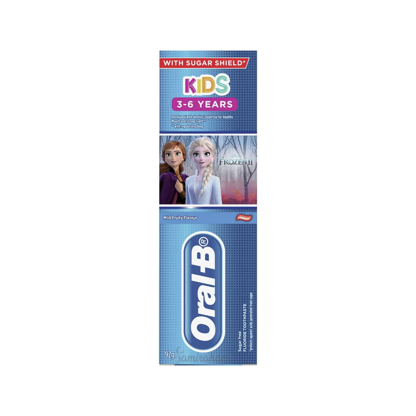 Oral B Kids Toothpaste with sugar shield protects your child's teeth against acids from sugars in everyday food. This sugar free fluoride toothpaste promotes Healthy and Strong Teeth in kids. Best genuine authentic imported foreign Australian premium real quality dental children toothpaste price in Dhaka Bangladesh.