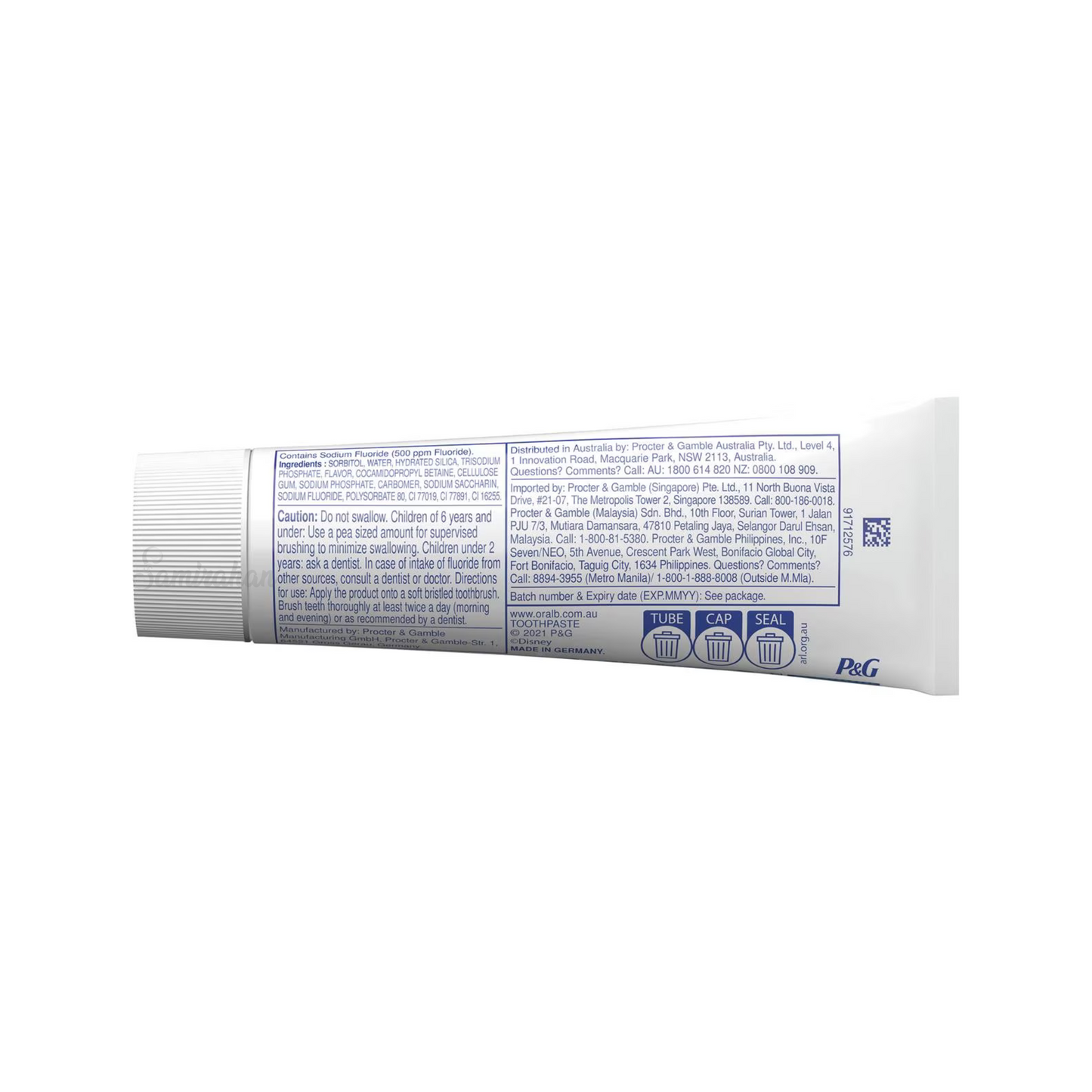 Oral B Kids Toothpaste with sugar shield protects your child's teeth against acids from sugars in everyday food. This sugar free fluoride toothpaste promotes Healthy and Strong Teeth in kids. Best genuine authentic imported foreign Australian premium real quality dental children toothpaste price in Dhaka Bangladesh.