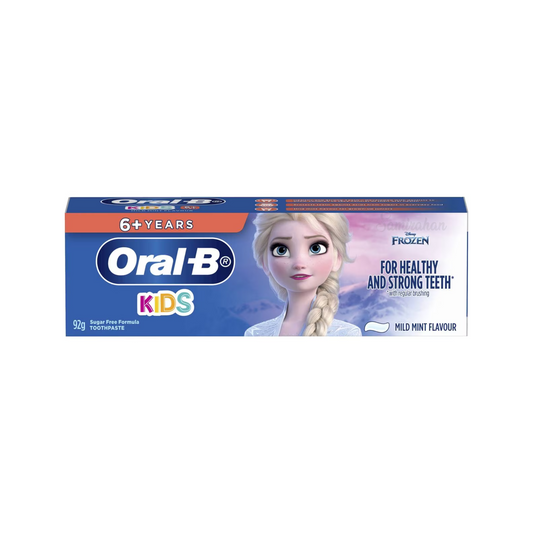 Oral B Kids Toothpaste with sugar shield protects your child's teeth against acids from sugars in everyday food. This sugar free fluoride toothpaste promotes Healthy and Strong Teeth^ in kids. Best genuine authentic imported foreign Australian premium real quality dental children toothpaste price in Dhaka Bangladesh.