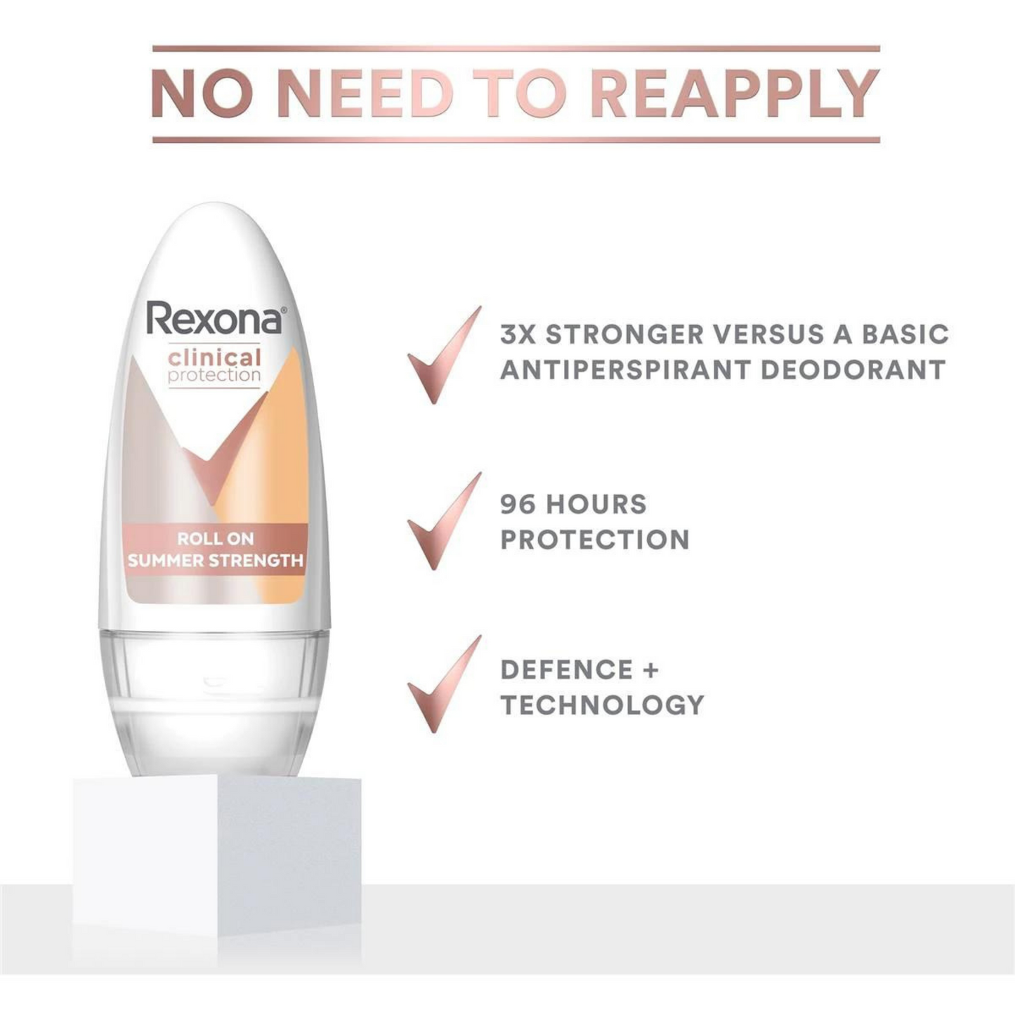 Rexona Clinical Protection Deodorant Roll-On For Women Summer Strength antiperspirant scent Best import foreign Australia authentic cheap fragrance price in bd