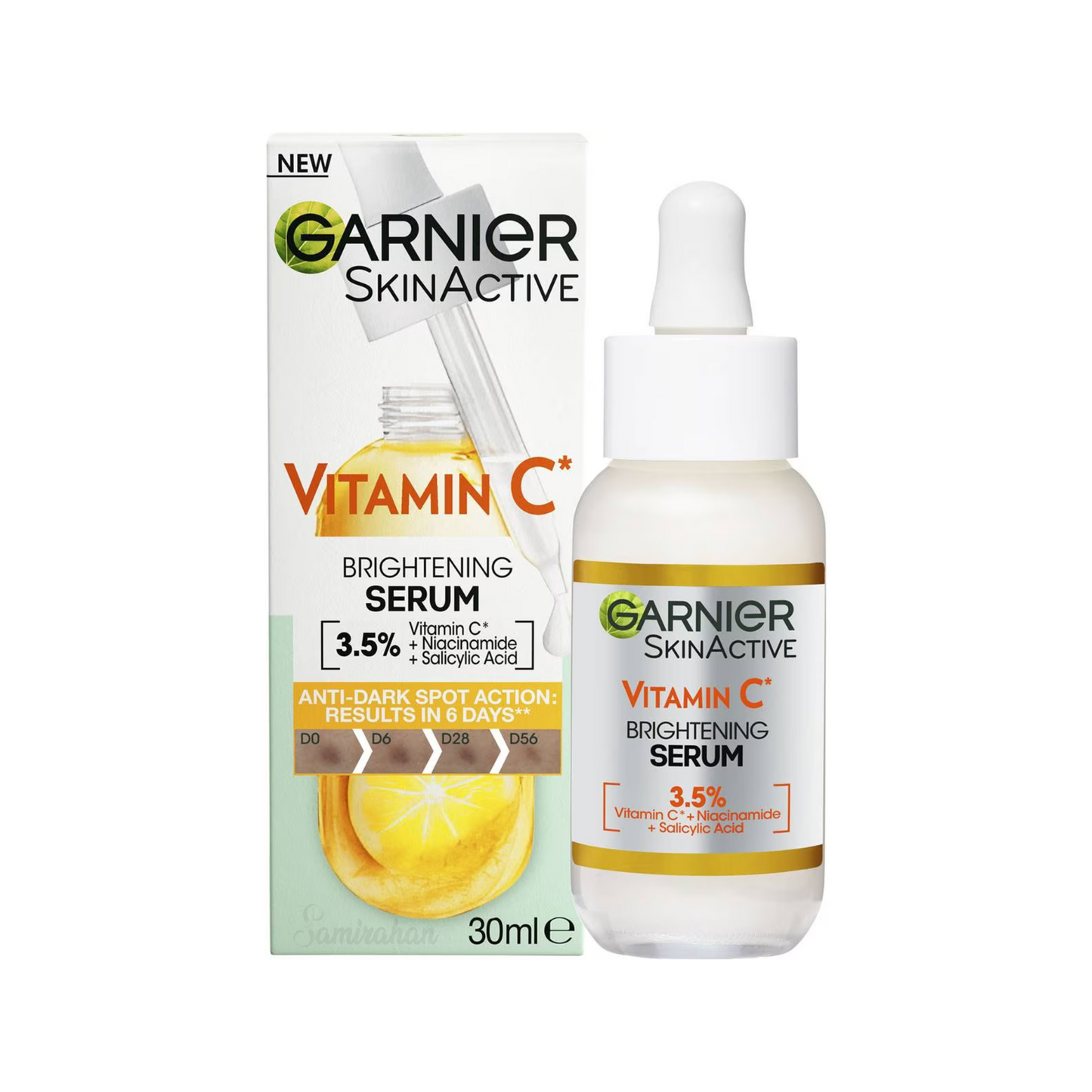 Garnier Vitamin C Brightening Serum is composed with powerful dermatological actives known to reduce the appearance of dark spots & boosts skin's glow. Best imported foreign Australian French authentic genuine original real skin care skincare beauty cosmetic cosmetics premium quality luxury price in Dhaka Bangladesh.