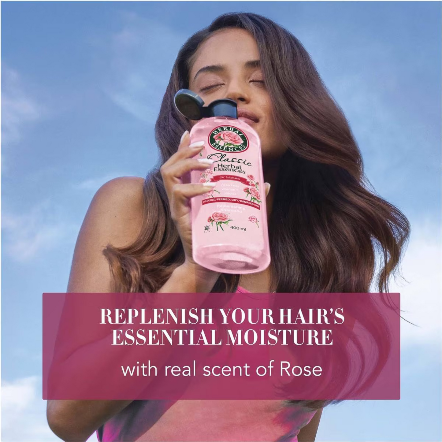 Herbal Essences Classic Rosehip shampoo scent scent nature dry damage hair frizz straight silky Best authentic dandruff free Shine dry nourished low price in BD