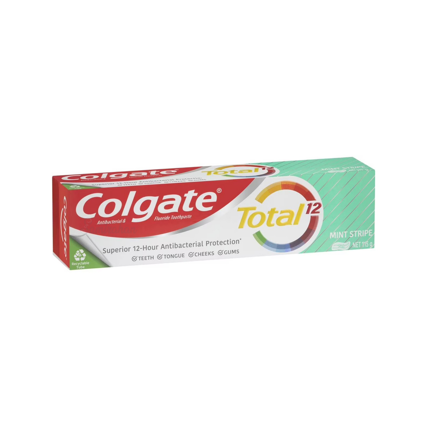 Colgate Total Mint Stripe Gel Antibacterial Toothpaste brand anti-cavity gum germs Strong Teeth Best safe authentic imported Australian premium low price in bd