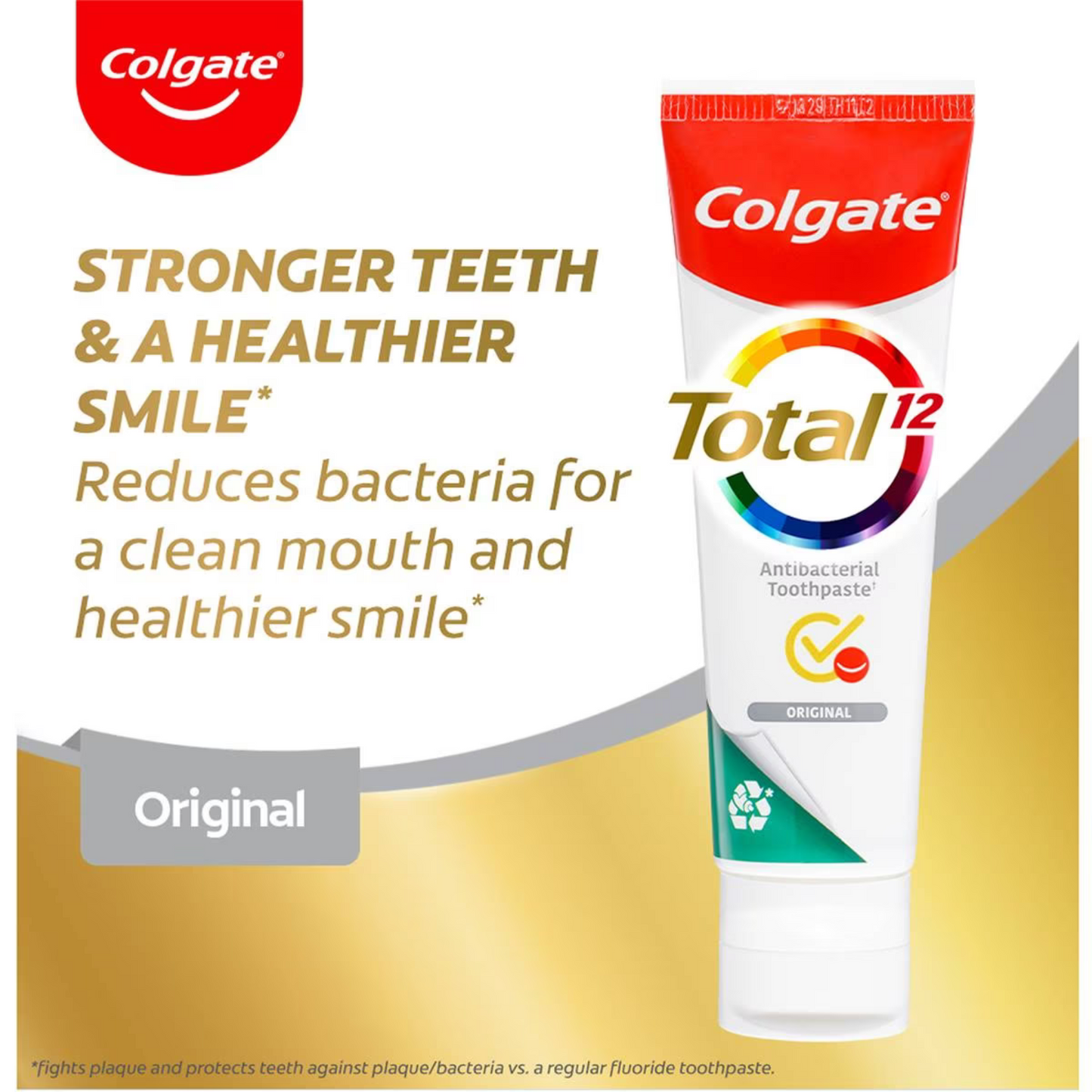 Colgate Total Original Antibacterial Toothpaste brand anti-cavity gum germs Strong Teeth Best safe fresh authentic imported Australian premium low price in bd
