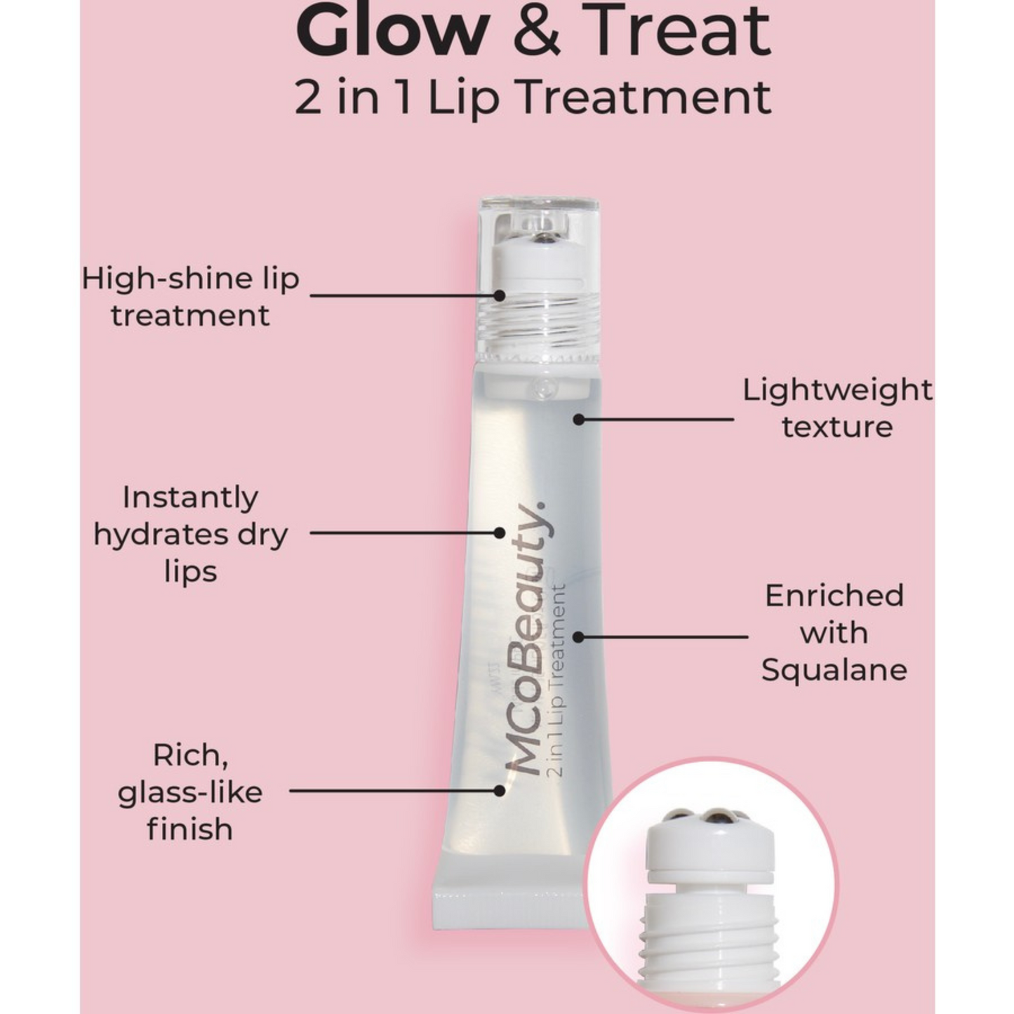MCoBeauty 2-in-1 Glow & Treat Lip Treatment Oil lip imported Australian genuine authentic original real skincare cosmetic repair luxury premium AU low price bd