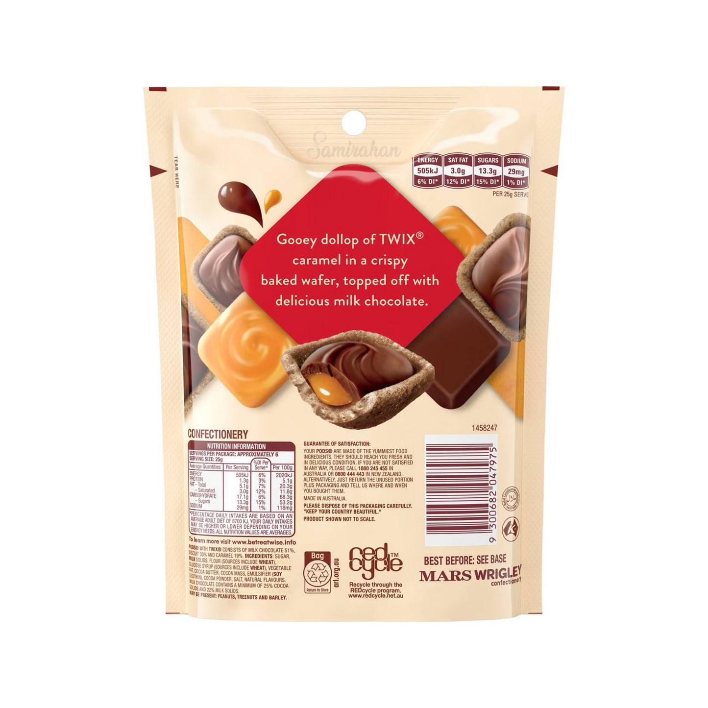 Pods Twix Chocolate Snack treat delicious caramel crispy baked wafer Best imported Australian premium snack Choco cocoa candy Cadbury sweets cheap price in bd